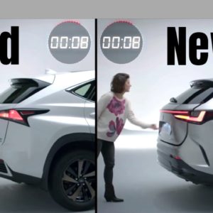 2022 Lexus NX Old vs New Power Rear Door Operation