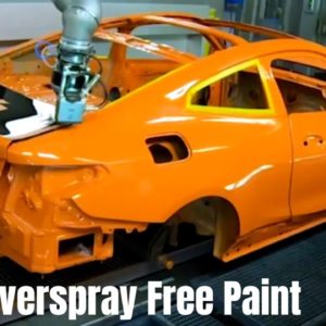 BMW Overspray free paint application on M4