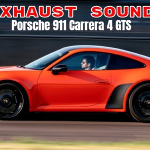 Exhaust Sound Lava Orange 2022 Porsche 911 Carrera 4 GTS
