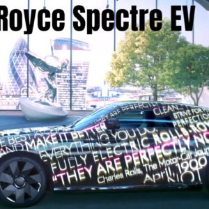 Rolls Royce Spectre EV Electric Luxury Car Presentation