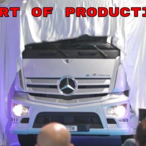 Start of Production of battery electric eActros at Mercedes Benz Plant Germany