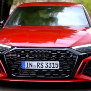 2022 Audi RS3 Sportback in Tango Red Launch Control and Exhaust Sound