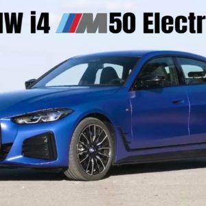 2022 BMW i4 M50 Electric Exterior Interior and Drive