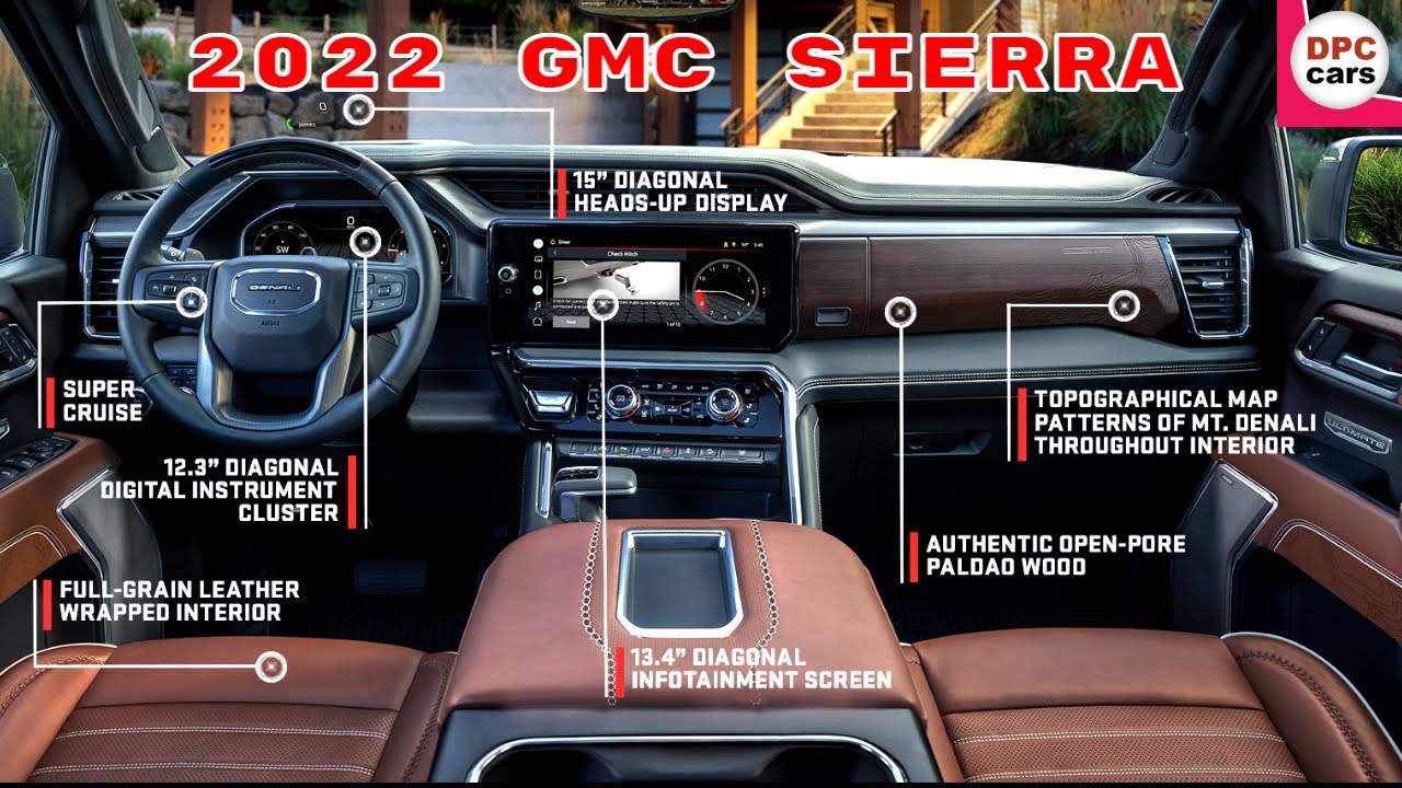 2022 Gmc Sierra 1500 At4x And Denali Ultimate Interior