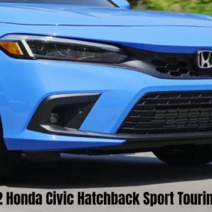 2022 Honda Civic Hatchback Sport Touring in Boost Blue Pearl