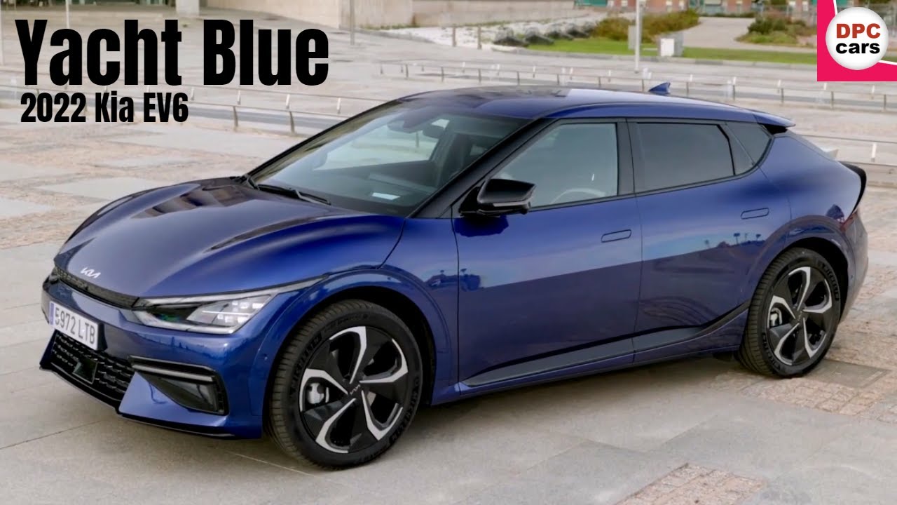 yacht blue kia ev6