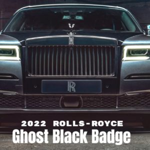 2022 Rolls Royce Ghost Black Badge Studio Footage