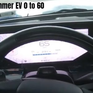 Electric Hummer EV 0 to 60