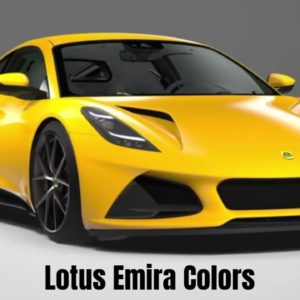 Lotus Emira Colors