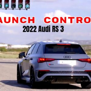 New 2022 Audi RS 3 Sportback and Sedan Launch Control