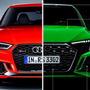 New 2022 Audi RS3 vs Previews Generation Audi RS3