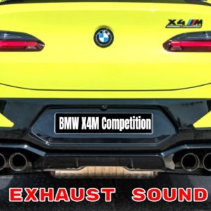 New 2022 BMW X4 M Exhaust Sound