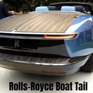 Rolls Royce Boat Tail Reveal at Concorso di Eleganza Villa d'Este 2021