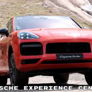 2022 Cayenne at the Porsche Experience Center