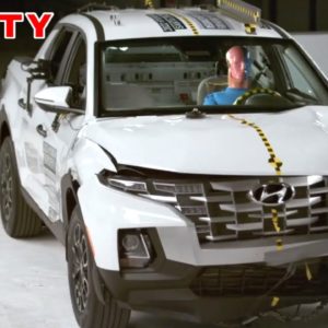 2022 Hyundai Santa Cruz crew cab truck safety test
