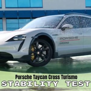 2022 Porsche Taycan Cross Turismo Stability Test Drive