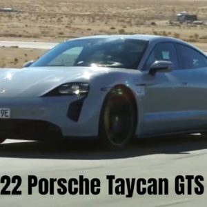 2022 Porsche Taycan GTS in Chalk