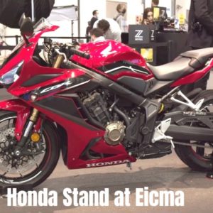 Honda Stand at Eicma ADV350, CBR1000RR R, Fireblade, CBR650R, Gold Wing