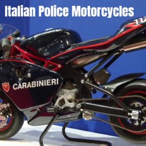 Italian Police Motorcycles at Eicma 2021