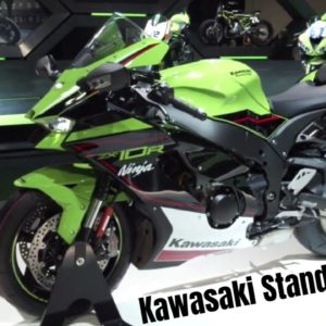 Kawasaki Stand at Eicma Featuring Z900RS SE, ZX 10R Ninja, Z900, Ninja H2