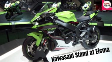 Kawasaki Stand at Eicma Featuring Z900RS SE, ZX 10R Ninja, Z900, Ninja H2