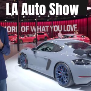 LA Auto Show Interview at Porsche Cayman 718 GT4 RS Booth