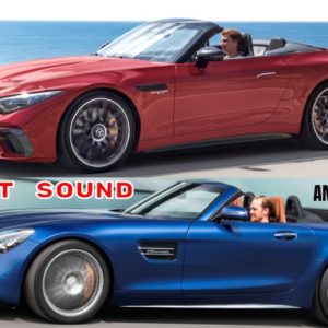 Mercedes AMG GT C Roadster vs 2022 AMG SL63 Exhaust Sound