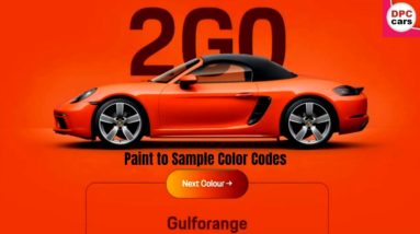Porsche 718 Boxster and Cayman Paint to Sample Color Codes