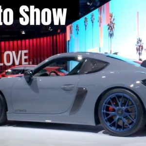 Porsche Booth at LA Auto Show