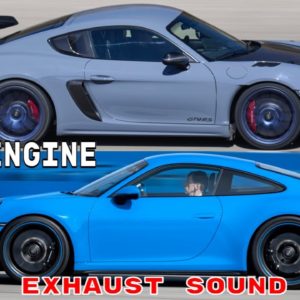 Porsche GT3 vs GT4 RS Same Engine Different Exhaust Sound