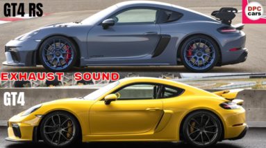 Porsche GT4 RS vs GT4 Exhaust Sound