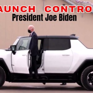 President Joe Biden Electric Hummer EV Test Drive and Launch Control