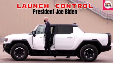 President Joe Biden Electric Hummer EV Test Drive and Launch Control