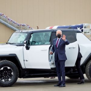 President Joe Biden Visits GM Factory Zero Grand Opening