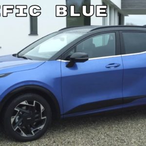 2022 Kia Sportage GT Hybrid in Pacific Blue Overview