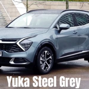 2022 Kia Sportage Hybrid in Yuka Steel Grey Overview