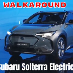 2022 Subaru Solterra Electric SUV Walkaround