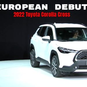 2022 Toyota Corolla Cross Hybrid European Debut