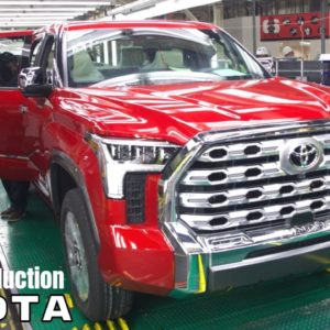 2022 Toyota Tundra Truck Production in Texas