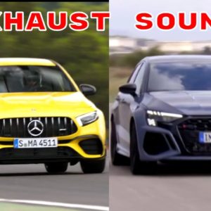Audi RS 3 Sportback vs Mercedes AMG A 45 Exhaust Sound