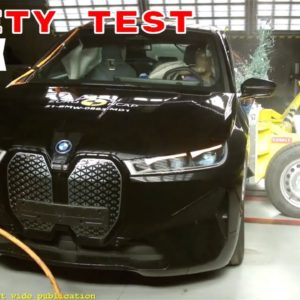 Electric BMW iX Safety Tests Euro NCAP 2021 Rating