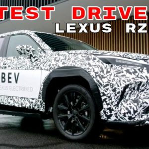 Lexus RZ 450e Electric SUV Test Drive and Sports Car Preview