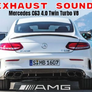 Mercedes AMG C63 S W205 4.0 Twin Turbo V8 Exhaust Sound