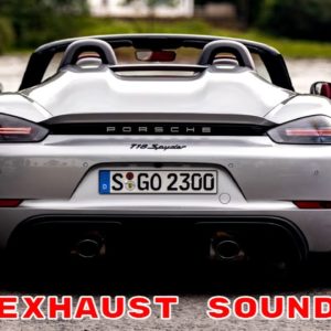 Porsche 718 Spyder Exhaust Sound