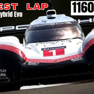 Porsche 919 Hybrid Evo Lap at Spa-Francorchamps Fastest Lap in 2018