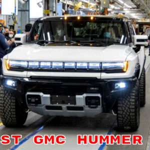 The First 2022 GMC HUMMER EV Pickup Truck Produced at Factory Zero