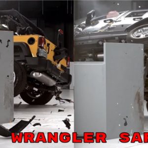 2015 Jeep Wrangler vs 2019 Jeep Wrangler Crash Test Comparison