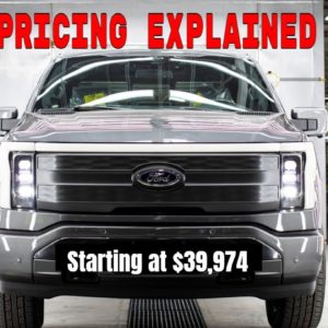 2022 Electric Ford F150 Lightning EV Pricing Explained