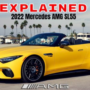 2022 Mercedes AMG SL 55 in Sun Yellow Explained