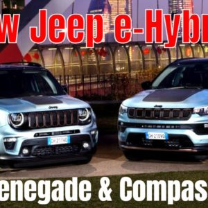 2022 New Jeep Renegade and Compass e-Hybrid Revealed in Europe